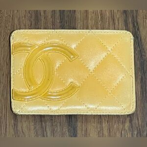 Yellow CHANEL Wallet
